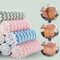 Microfiber 80% Polyester 20% Polyamide Eco-Friendly Absorbable Quick Drying Kitchen Towel Dish Cleaning Cloth