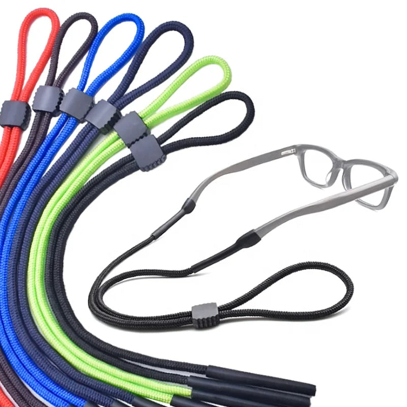 Adjustable Nylon Retainer Holder Eyeglass Strap Glasses Cords Safety Outdoor Sports Anti-Slip Unisex Neck String Lanyard