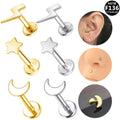 Gaby ASTM F136 Lip Ring Internal Thread Cartilage Earring Helix Piercing Jewelry Titanium for Women Wholesale