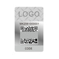 Free Design Self Adhesive Printed Stickers Printed QR Code 3d Laser Antifake Sticker