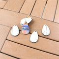 MDF Hot Selling Double Sided Wooden Dye Sublimation Earrings Blank Personalized White MDF Blank Jewelry Earrings for Women