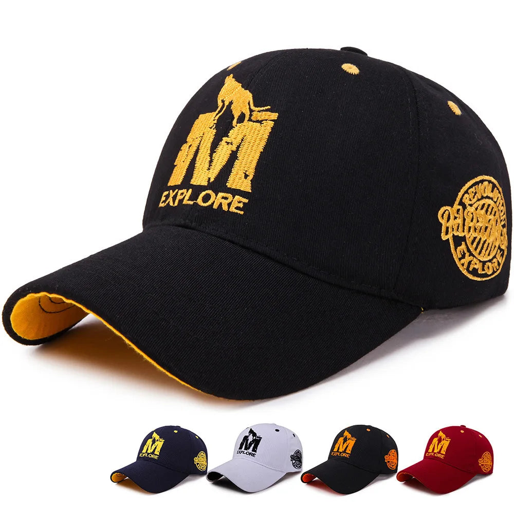 Wholesale Outdoor Personalized Leisure Shade Men Women Custom Embroidery logo Hats Baseball Caps in Stock
