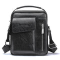 Fashion Waterproof PU Leather Business Casual Men Shoulder Bags Crossbody Messenger Bag
