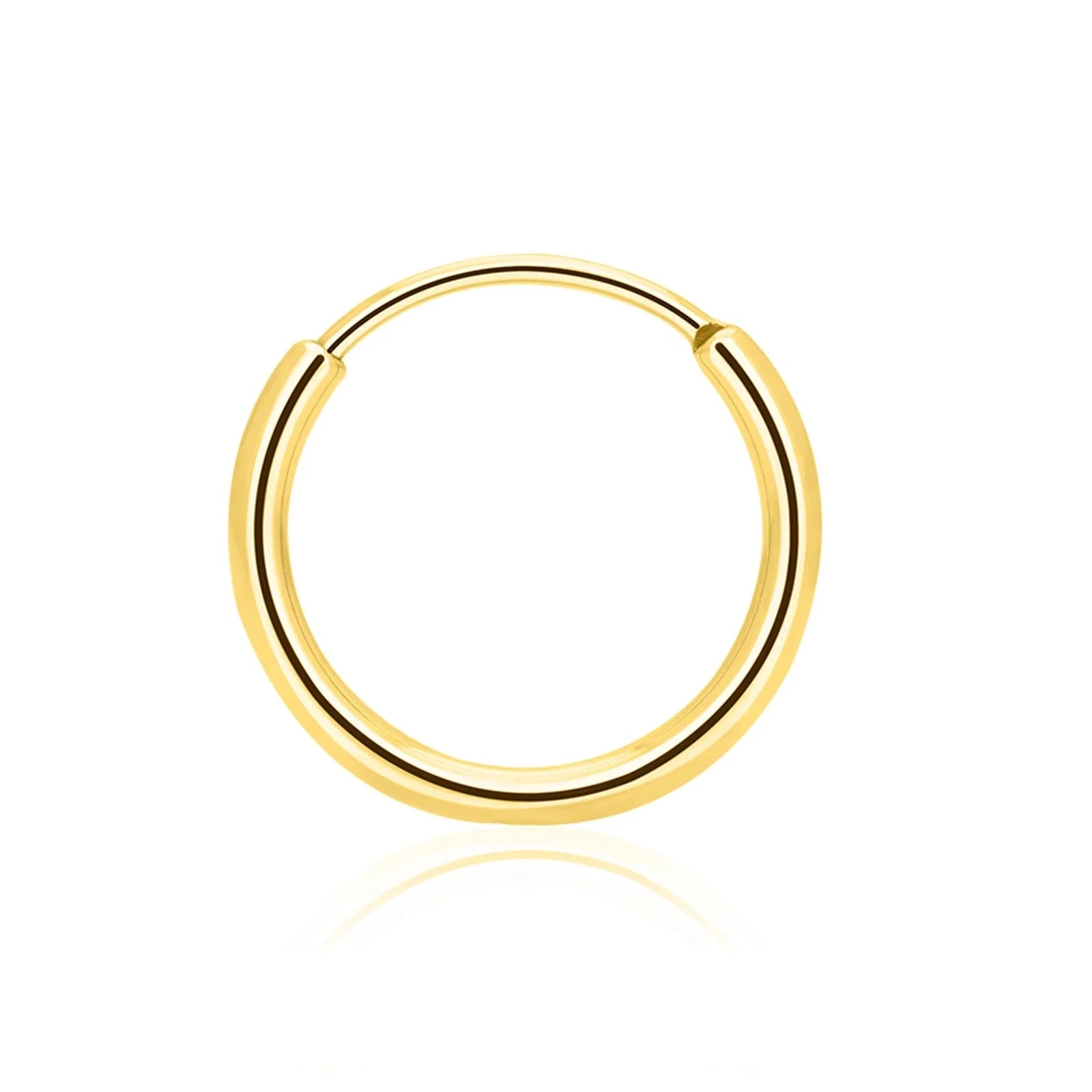 ASTM G23 Titanium Piercing Round Earrings Hinge Rings Septum Hoops Hoop Circle for Women Men Fashion Simple Jewelry