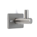 Modern Stainless Steel Wall Mounted Bathroom Clothes Robe Hook with Brushed Nickel Finish and Easy Installation