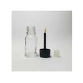 10ml Glass Lip Gloss Tube 10ml Transparent Essential Oil Lip Gloss Bottle With Black White Cap