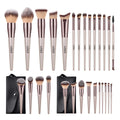 Brand New 14pcs Fashionable Champagne ABS Makeup Brush Set Eye Makeup Foundation Concealer Includes Bag Packaging New Currents