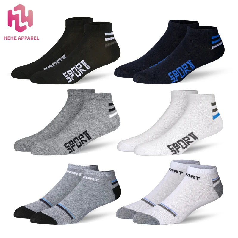 Wholesale Business Cheap Ankle Polyester Men Women Socks Cotton Socks Custom Band Packing