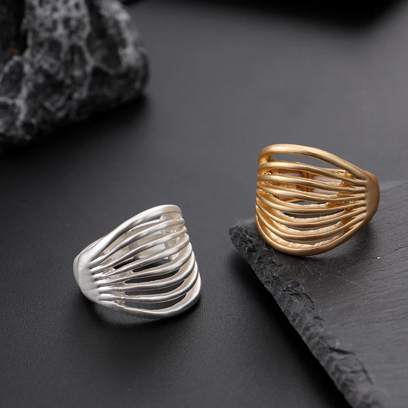 TongLing European Simple Elastic Ring Jewelry Female Bohemian Retro Vintage Rings for Wholesale