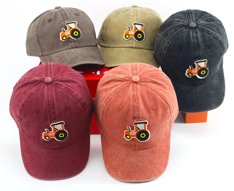 Vintage Washed Toddler Baseball Sports Kids Cap Baseball Cap for Kids Baby Boys and Girls