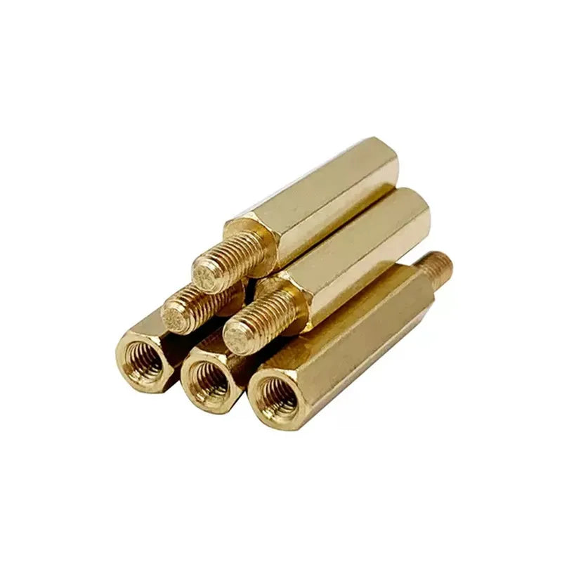 M2 M2.5 M3 M4 M5 M6 Brass Hex Male-Female Spacers Standoff Pillar PCB Studs Screw