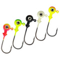 WEIHE 3.5g/5g/7g/10g/14g 5Colors Jig Hook Jighead Fishing Hooks Colorful Lead Head Hook Trout Fishing
