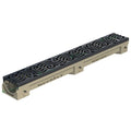 U-shaped Heavy Duty Resin Concrete Drainage Channel Polymer Concrete Drain Trench Linear Drain Cover Parking Lot Application