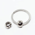Four Hole Bead Key Ring Alloy Four Hole Locating Ball Key Ring Wood Crafts Key Accessories