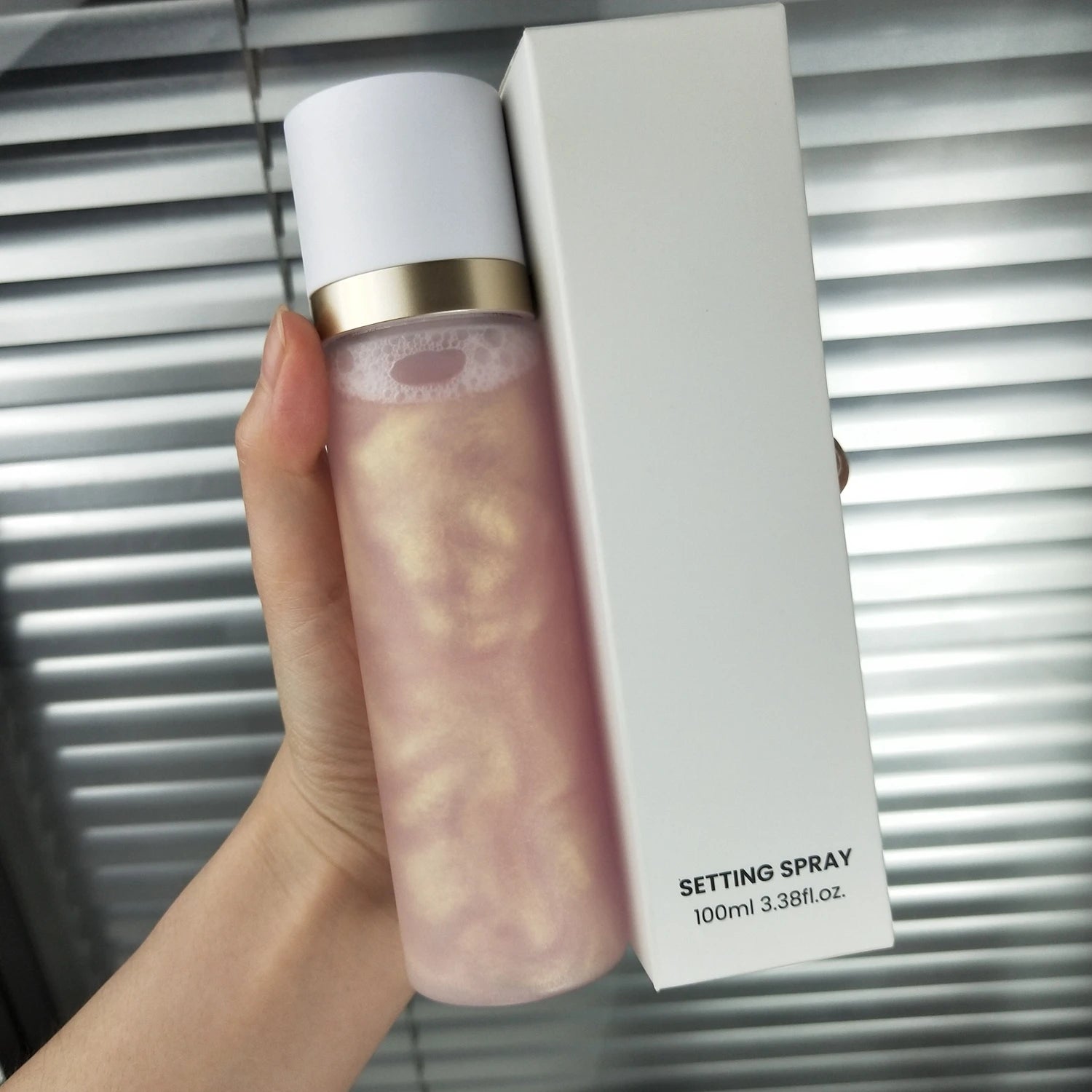 Long Lasting Vegan Makeup Setting Spray with Matte Finish for Makeup Waterproof Matte Private Label Pink Setting Spray