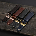Free Sample Factory Cheap Price Breathable and Antiperspirant Watch Strap Genuine Leather Watch Band for Samsung Watch Iwatch