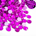 LIUHUO Crystal AB SS16 SS20 SS30 Fluorescent Rhinestones AB Flat  Glitter Charms Accessories DIY 3d Clothing Ornament