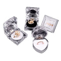 Manufacturers Clear Plastic Acrylic Transparent Jewelry Box Engagement Jewelry Packing Ring Bracelet Box