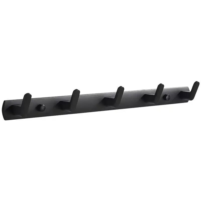JAYA Hook Wall Black Gold Bathroom Coat Hooks Cast Iron Organizing Rack With Hooks