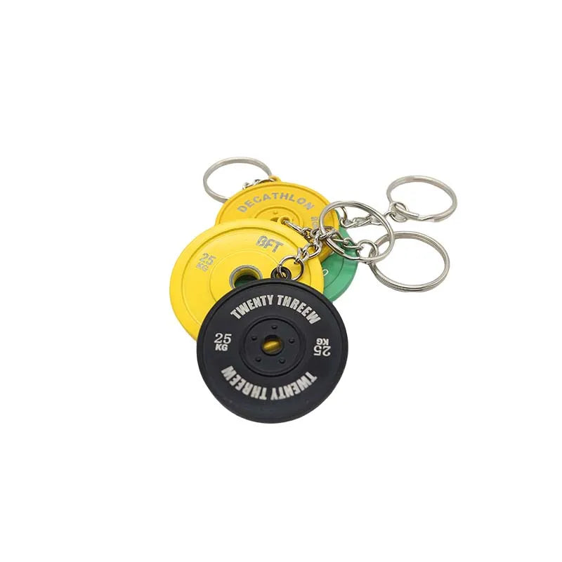 Wsnbwye Mold Weight Plate DIY Sublimation Anime 3D llaveros CHAVEIRO 2.5kg Mould Weight Plates Gym Keychain