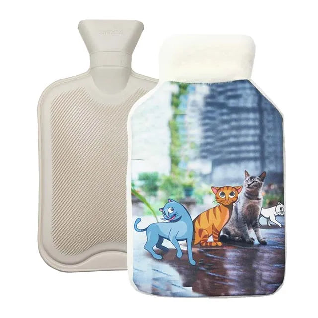 BS CE Standard Promotional  Nature with Cover Rubber Hot Water Bottle