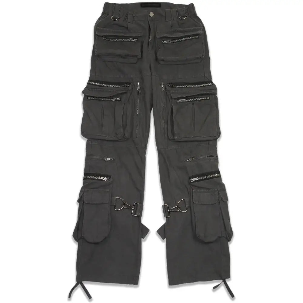 Custom Design Wholesale 100% Cotton Fashion Hip Hop Style Multi Pocket High Heavyweight Windproof Breathable Cargo Pants for Men