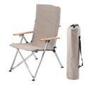 OEM Factory Heavy-Duty Eco-Friendly Metal Outdoor Lounge Chair Modern Design Reclining Foldable Seats Beach Lawn Camping Park
