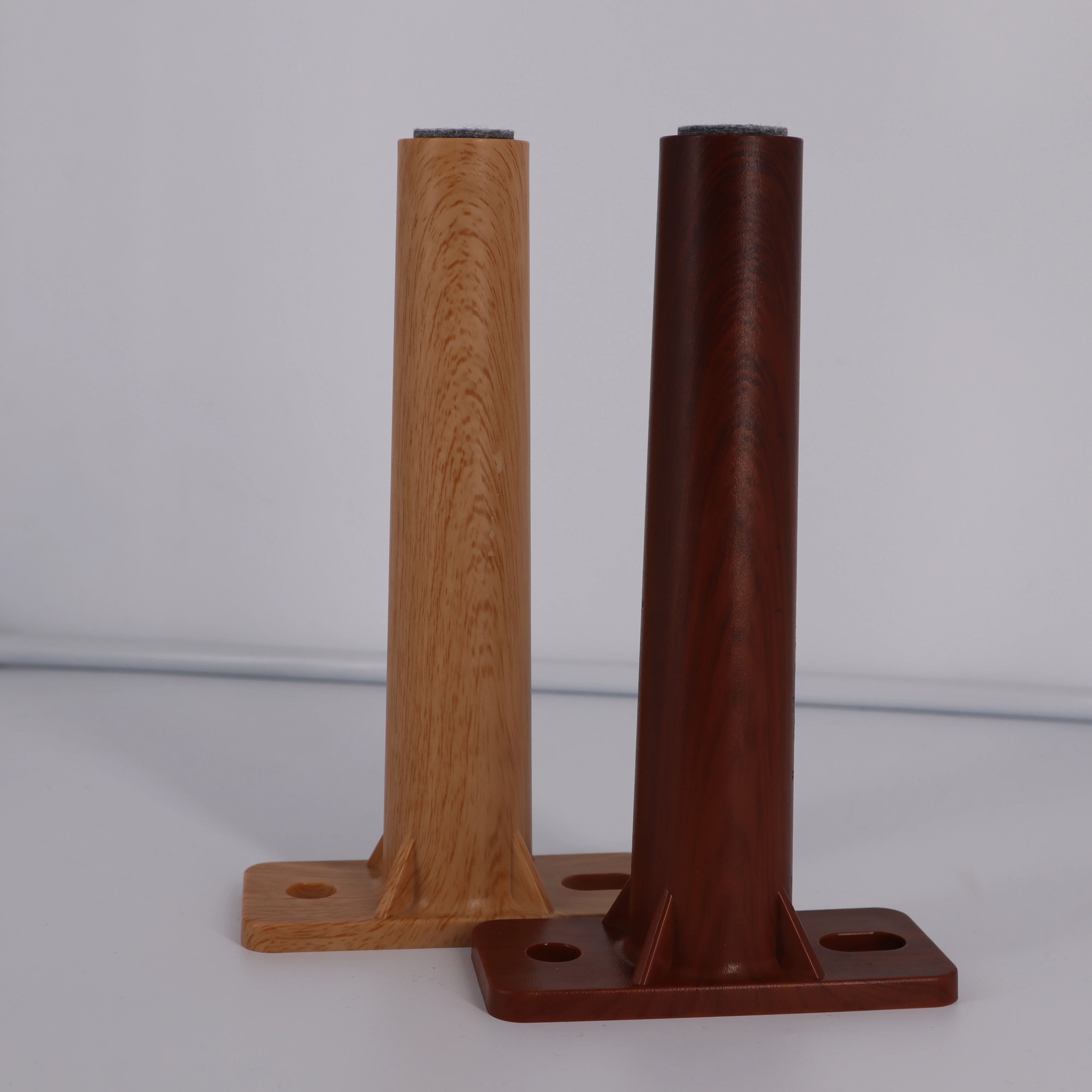 SGS Approved Customized Modern Furniture Wooden Grain Non-slip ABS Plastic Legs for Kitchen Sofa Living Room Outdoor Use
