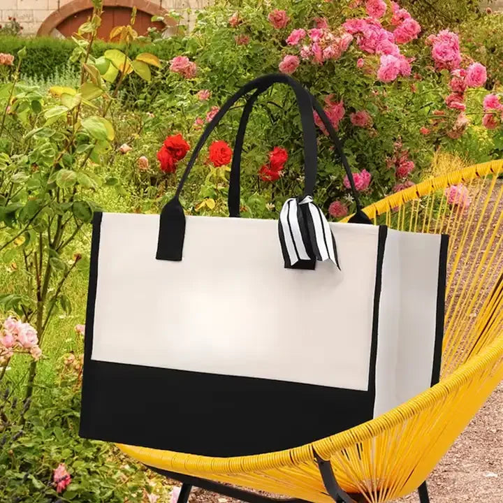 Personalized Letter Environmental Protection High Fashion Beach Bag Custom Tote Handbags Bridesmaid Tote Gift Bags