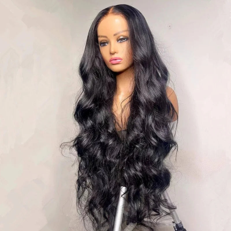 Pre-Plucked Glueless Full Frontal HD Front Body Wave 5x5 6x6 Closure Raw Vietnamese Hair Wig Wear Go Light Brown 5x5 6x6 Closure