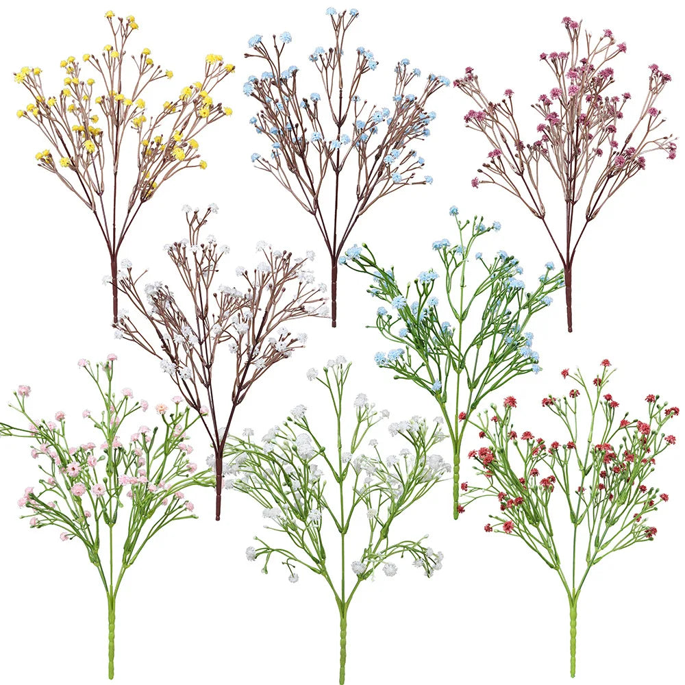 Real Touch Gypsophila Bouquets Artificial Flowers Baby Breath for Wedding Decoration