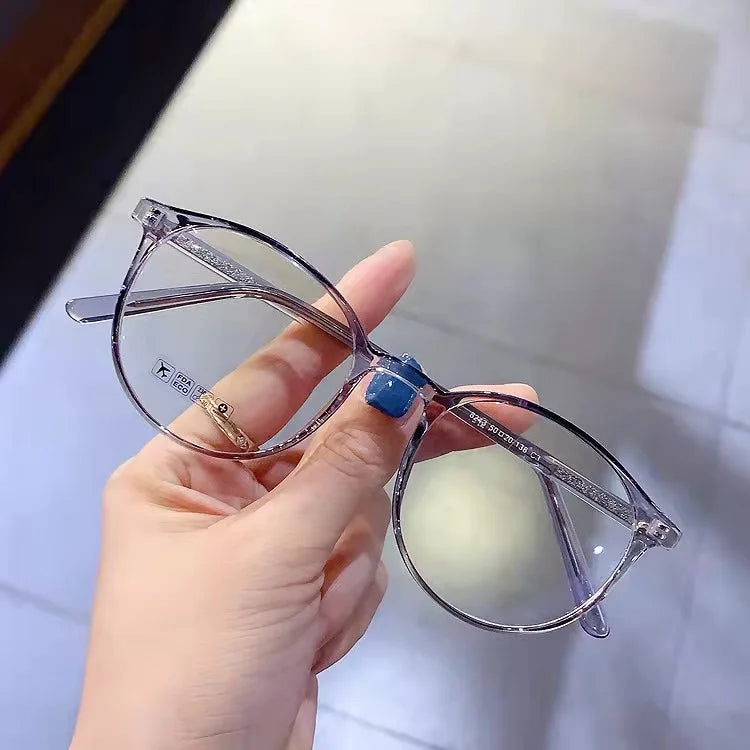 Optical Eyewear Spectacle Eyeglasses Frame 2022 Round Shape Prescription Glasses Optical Custom Logo Women Optical Glasses