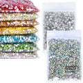Crystal Non Hotfix Glass Rhinestones DIY Sewing Fabric Garment Crystal Strass Stones Flatback Round Jewelry Decoration Diamond