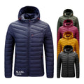Manufacture Custom Nylon Puffer Jackets Waterproof Ski&Snowboard Warm Coats Stand Collar Polyester Wadding Thick Jacket