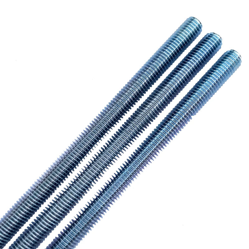 DIN975 Zinc Plated Carbon Steel Threaded Rod M6-M48 High Quality Metric Fully Threaded Bar Stud Bolt OEM Customized