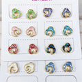 S925 Sterling Silver Xiangyun Earrings Antique Fashion Luxury Design Summer Clouds Earrings Natural Shell Luck Stud for Women
