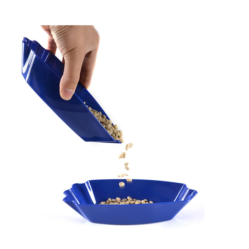 New Arrivals Cheap 450g Coffee Bean Sample Display Tray Plastic Coffee Bean Cupping Tray for Coffee Bean Collecting