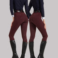 High Waist Elasticity  Women's Equestrian Jodhpurs  Wear-resistant & Non-Slip Full Silicone Pocket Breathable Breeches