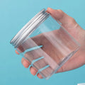 On Sale 500g PET Container Transparent Cosmetic Plastic Skin Care Cream Jar with Lid for Serum Face Mask Lotion Storage