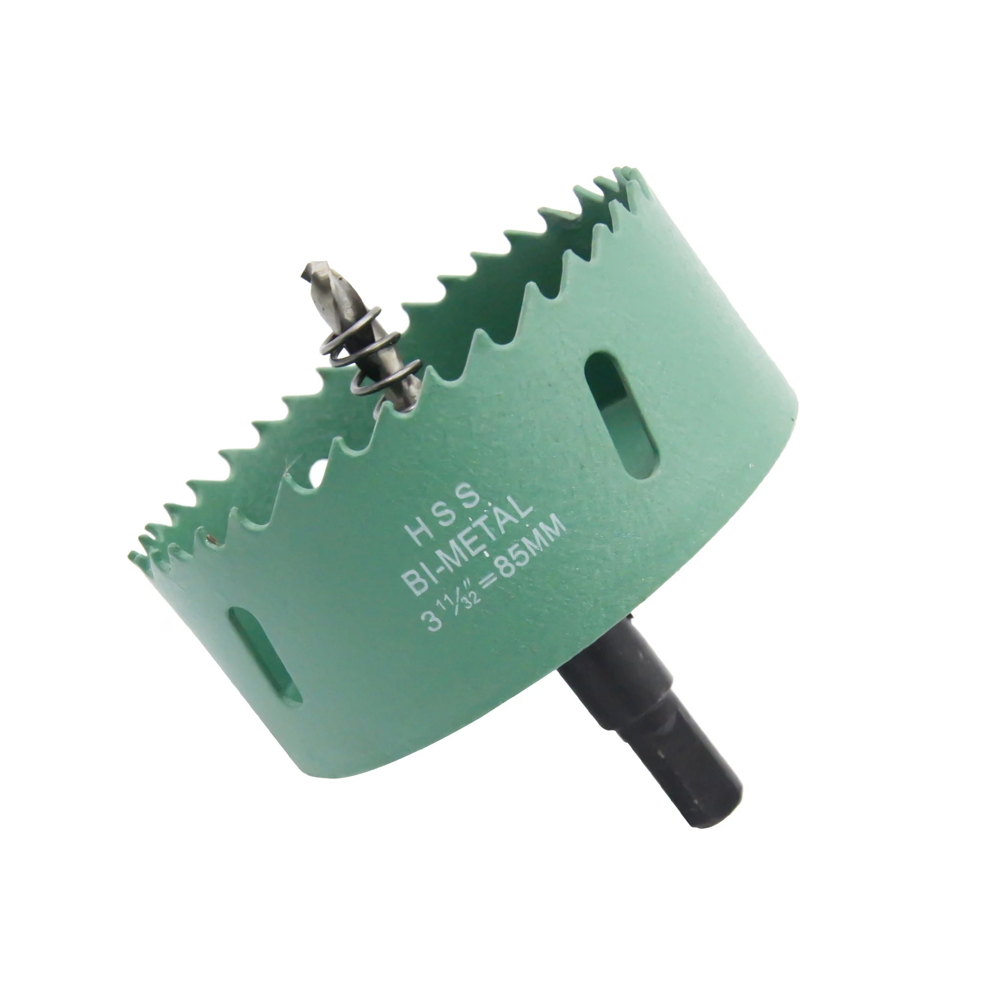 LAIWEI M42 HSS Bi-Metal Hole Saw Suitable for Drilling Wood Plasterboard PVC Sheets and Thin Metal Sheets. Aurora Green.