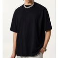 200gSlub 100% Cotton T-shirt Oversized Blank Tee Custom Print Tshirt for Men