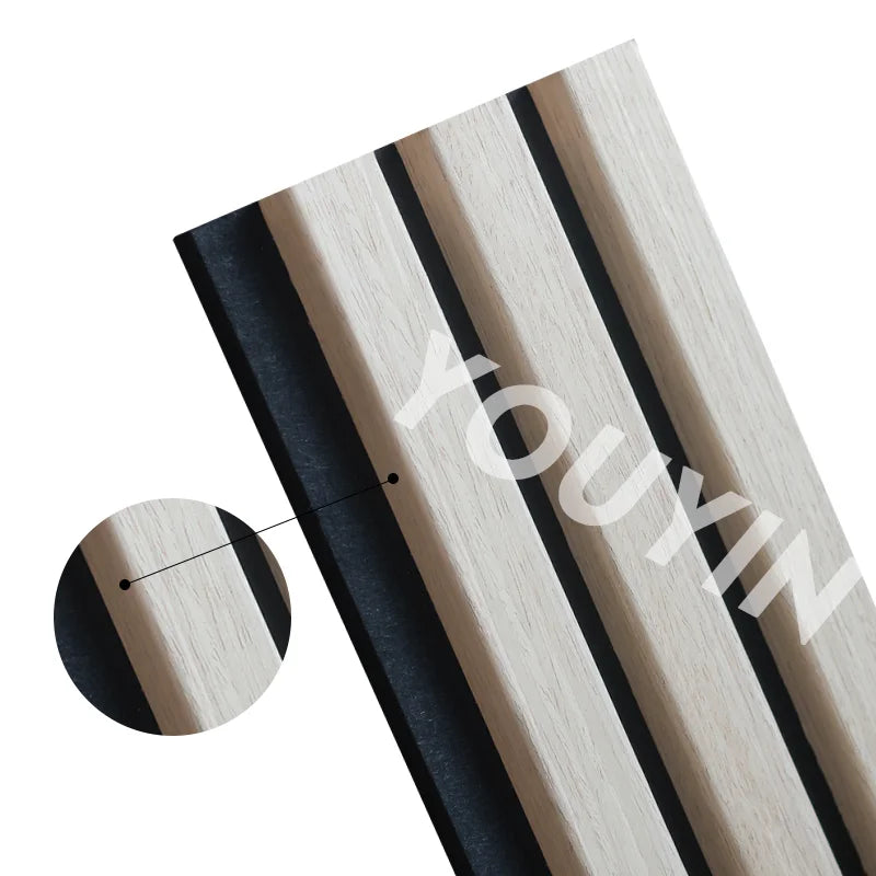 3 Sided Wrapped Veneer All Sides Veneer Akupanel Acoustic Wood Slat Wall Panel Ceiling Sound Proof Wall Acoustic Panels