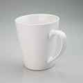Topjlh Sublimation Ready Ceramic Cup Custom Printed 12oz White Cone Mug for Personalization Perfect for Coffee Tea