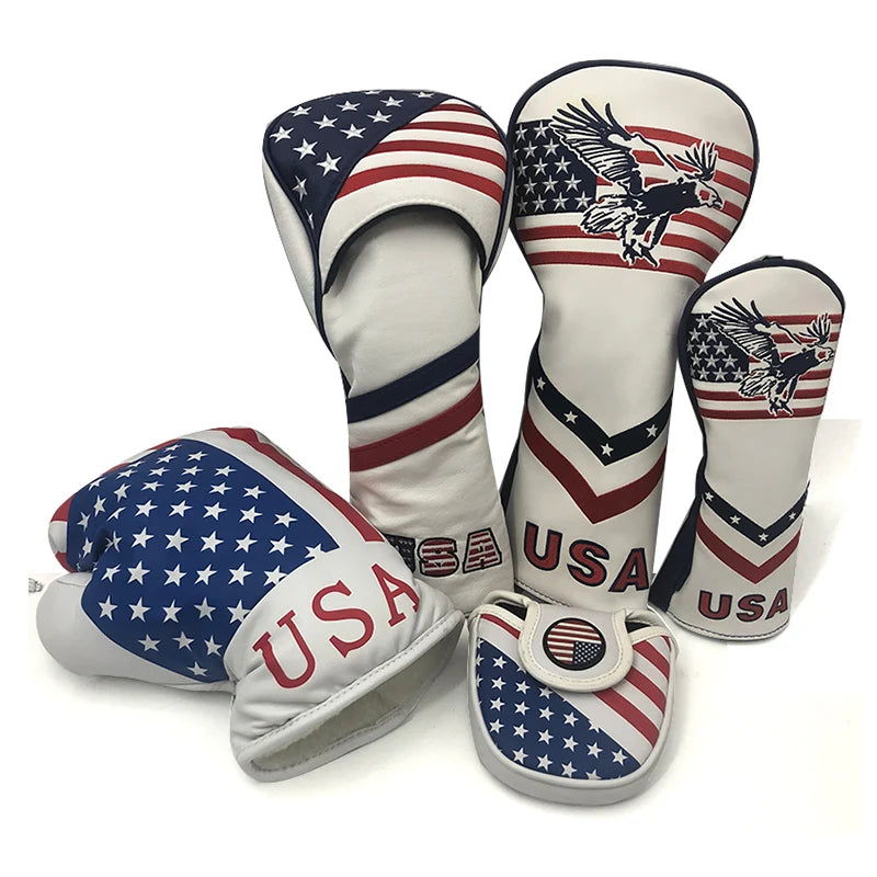 Custom USA Leather Golf Head Cover