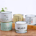 Custom Design of Cylinder 73*100mm Foodgrade Tin Box for Loose Tea Coffee Beans or Candy