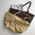 2026 New Fashion Women's Texture Casual Simple Large Capacity Washed Canvas Bag Out Shoulder Cloth Bag