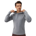 Quick Dry Breathable Anti-Shrink Men's Autumn ODM Gym Workout Active Long Sleeve Pullover Hoodie with Pocket Casual Regular Fit