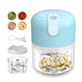 Electric Manual Food Processor Kitchen Portable Garlic Vegetable Chopper Mini Food Processor