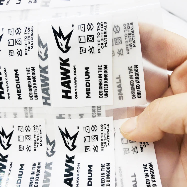 Factory Wholesale T-Shirt Label Heat Transfer Logo Custom Heat Transfer Prints for Garments