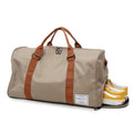 Large Capacity Men's Travel Weekender Duffle Bag Multifunctional Hand Luggage Zipper Closure Fashionable Polyester for Men Women